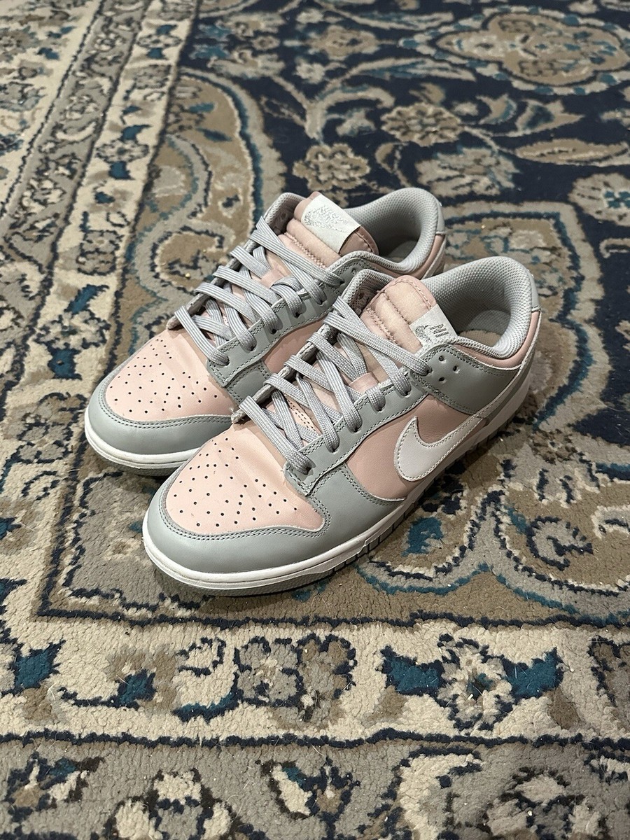 Size 10 Nike Dunk Low Soft Grey Pink W Dm8329-600