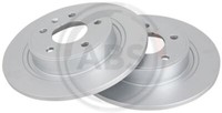 2X A.B.S. 18033 Bremsscheibe Hinten FüR Chevrolet Opel Vauxhall