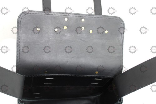 Fit For Royal Enfield "Gt & Interceptor 650 Leather Saddle Bag Pair With Rails" - Picture 4 of 20