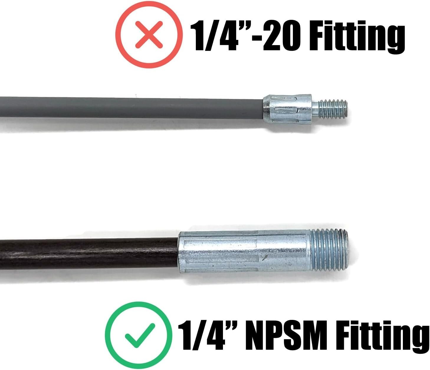 Fiberglass Chimney Brush Rod for Cleaning Wood Stove Pipe Flue Manual Sweeping