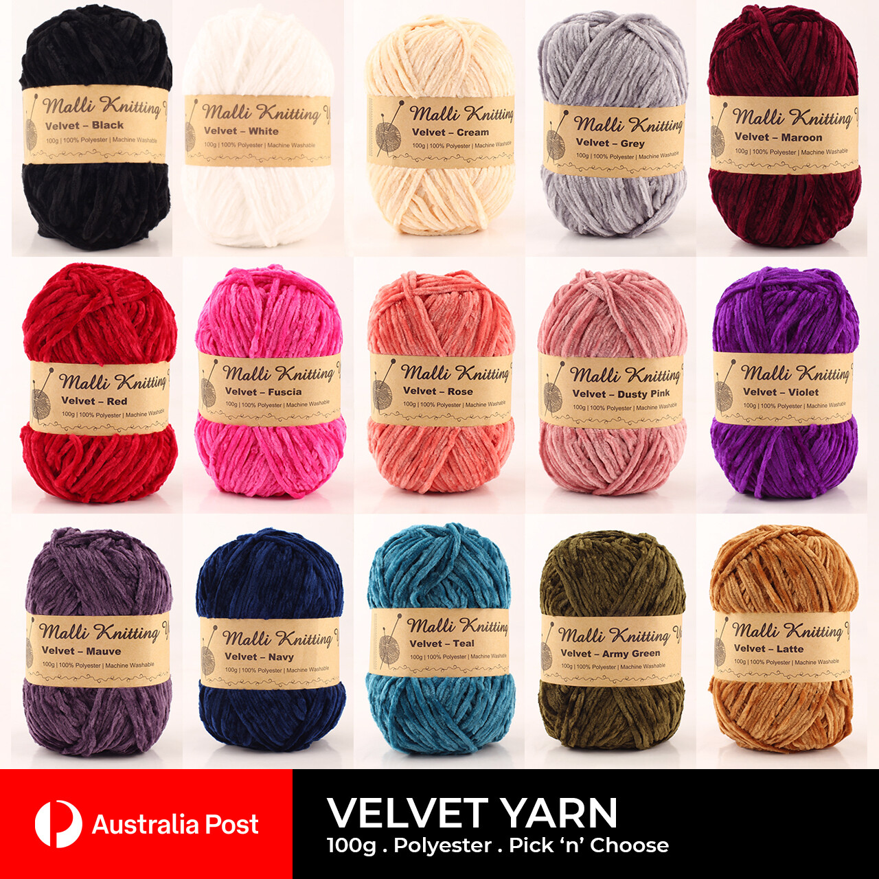 Velvet Knitting Yarn