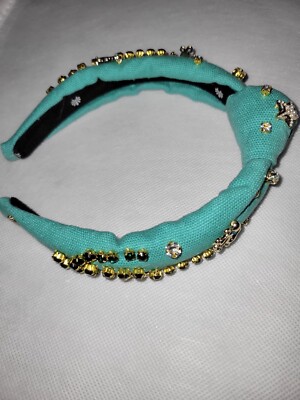 Lele Sadoughi SEA LIFE LAGOON EMBELLISHED CRYSTAL HEADBAND  display picture 3