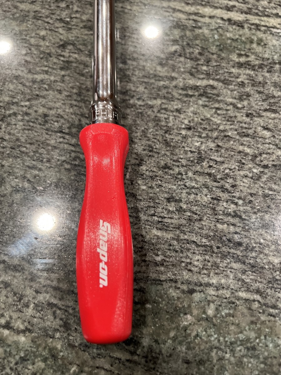 Snap On fhlfd80a 3/8 drive dual 80 hard grip flex head ratchet red