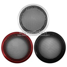 2pcs 66mm For 2" Inch Tweeter Cover Metal Mesh Grill Speaker Decorative Circle