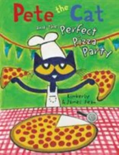 Pete the Cat and the Perfect Pizza Party - 0062404377, hardcover, James Dean