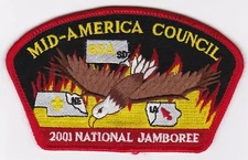 JSP - MID-AMERICA COUNCIL - 2001 NATIONAL JAMBOREE - OVERSIZE