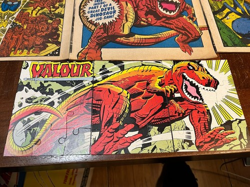 Marvel Valour Comic 1-3 With Complete Devil Dinosaur Puzzle Rare - Imagen 2 de 5
