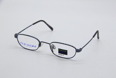 NEW FLEXON KIDS MARCHON 91 DENIM BLUE BLACK  AUTHENTIC EYEGLASSES FRAMES 40-17