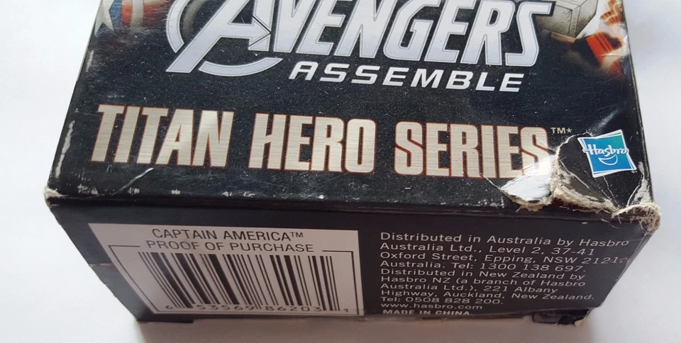 ACTION FIGURE MARVEL AVENGERS ASSEMBLE Titan Hero Series CAPTAIN AMERICA - Immagine 2 di 2