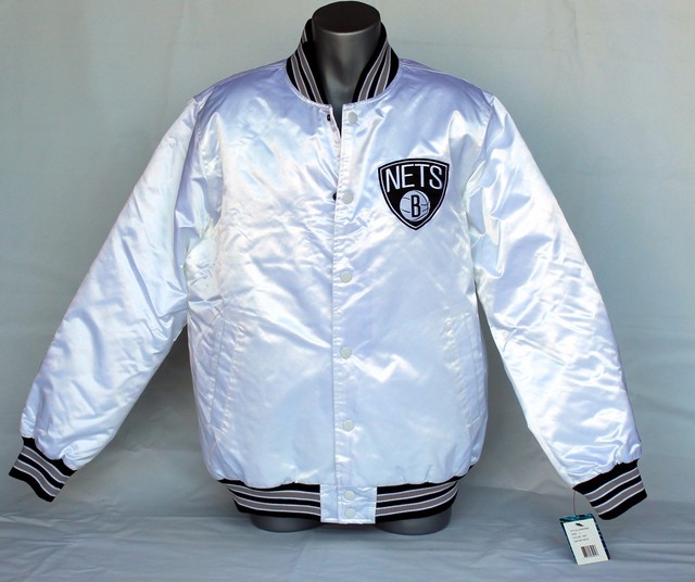 brooklyn nets satin jacket