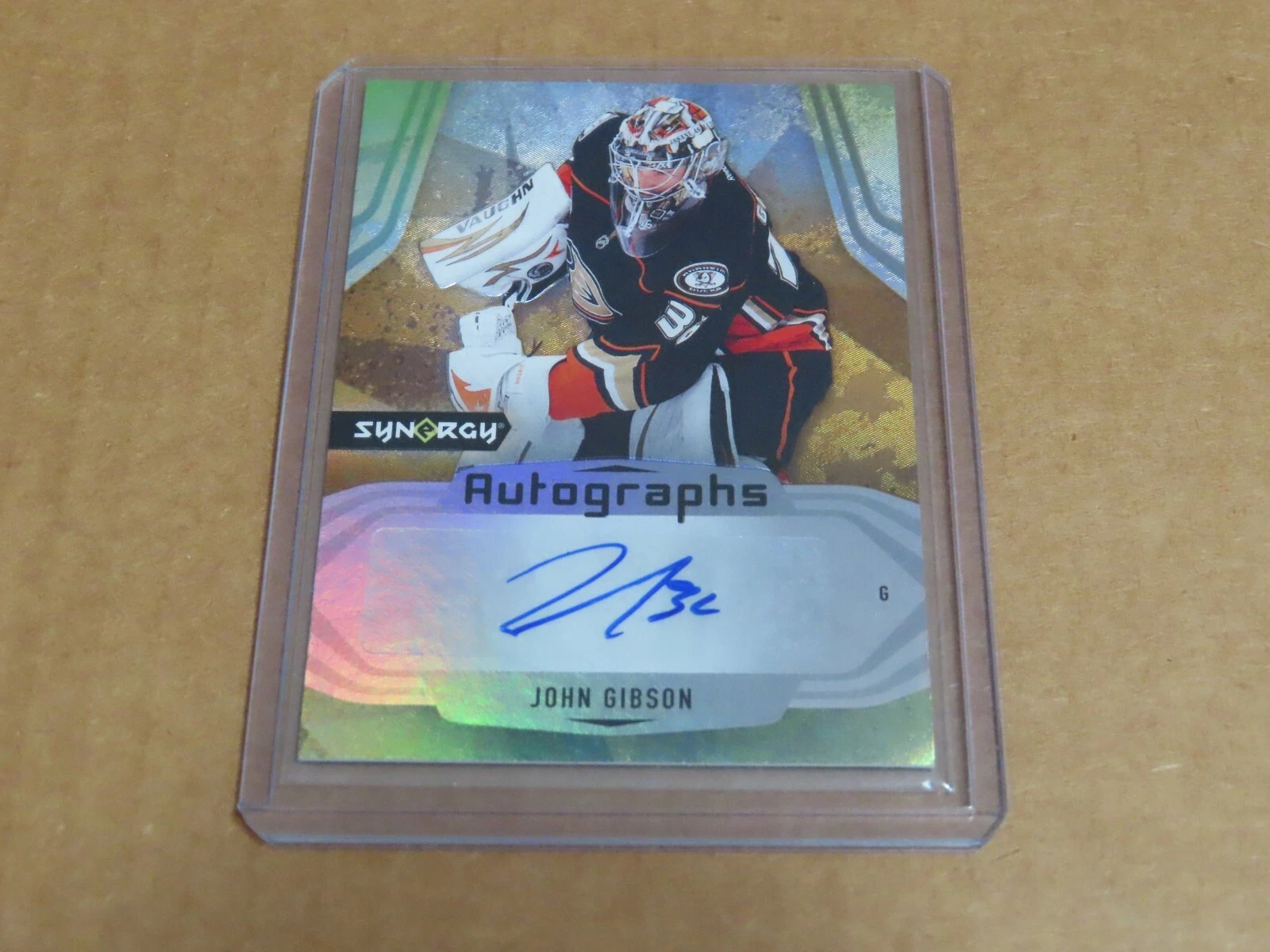 2021-22 UPPER DECK SYNERGY JOHN GIBSON AUTOGRAPHS