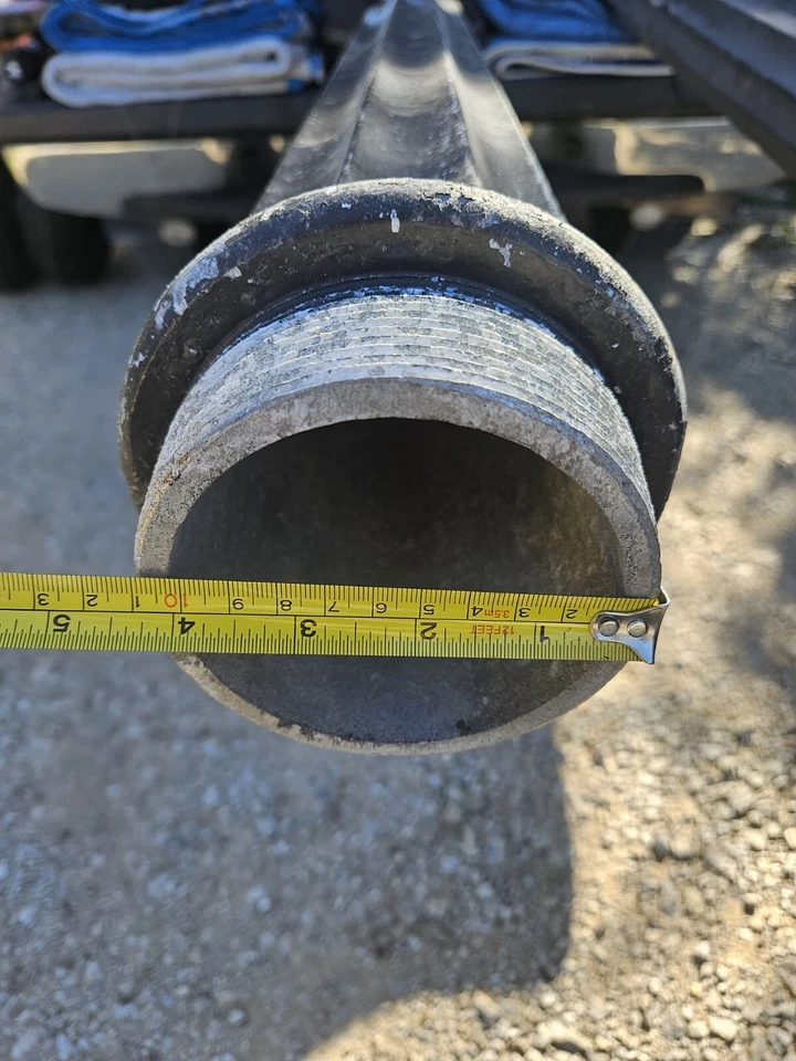 1 винтажный рифленый викторианский уличный фонарь высотой 16 футов из литого алюминия - Изображение 4 из 4