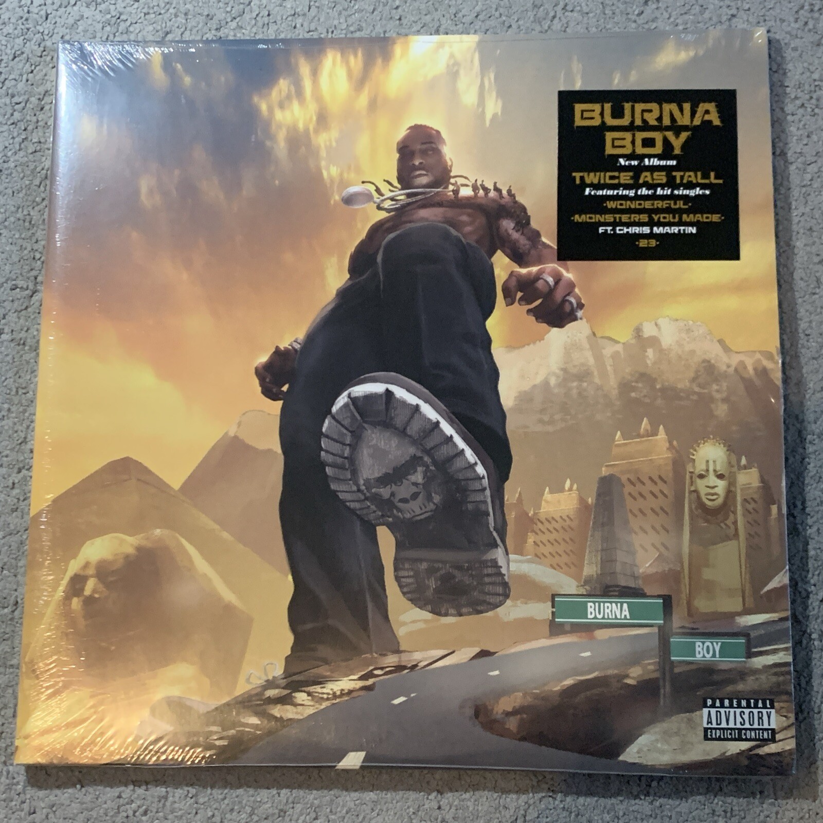 BURNA BOY - Twice As Tall - Vinyl (gatefold 2xLP) New Sealed