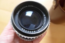 Vintage NRD Carl Zeiss Jena Obiektyw Sonar 4/135 8250738 w skórzanym kołdrze