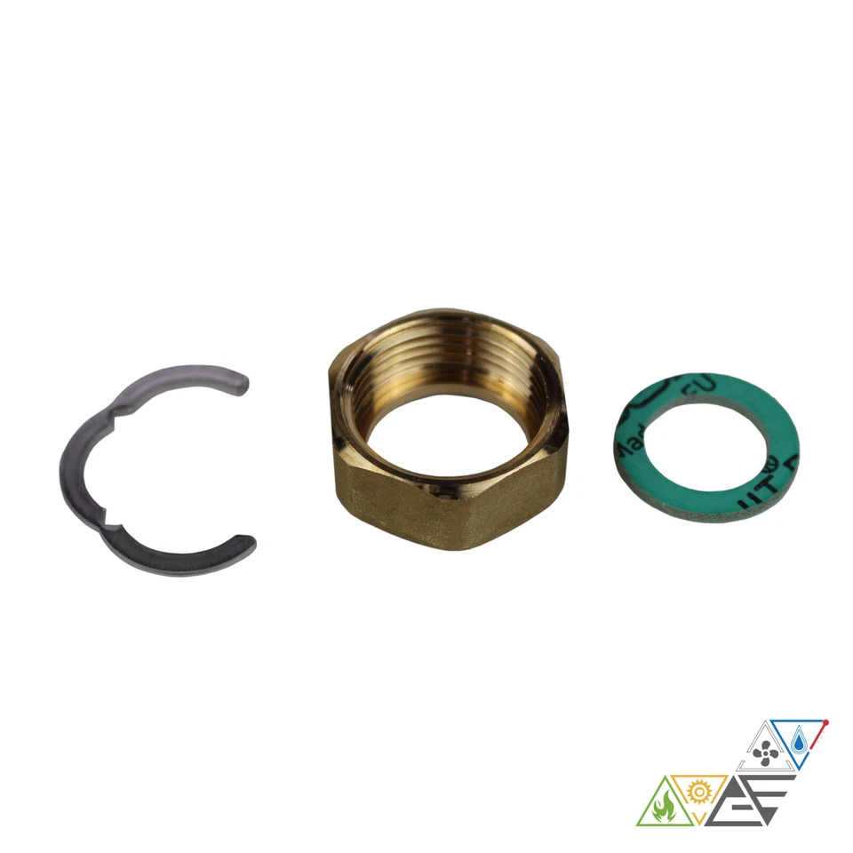 Fittingsatz Verschraubung 10er Montage Set  DN 16, 3/4" Edelstahl Wellrohr Solar - Bild 2 von 2