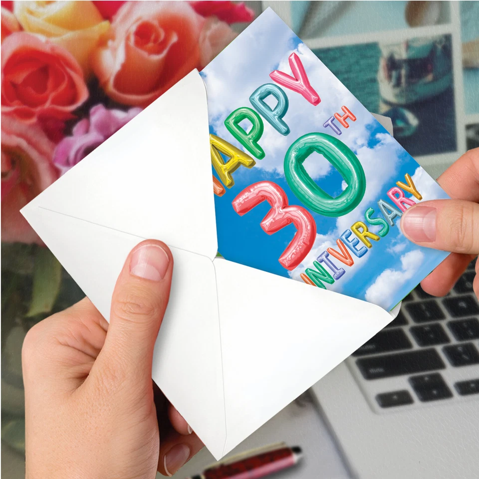 1 Tarjeta 30 Aniversario con Sobre - Hito (No 3D ni En Capas) C5651EMAG Foto 4 de 4