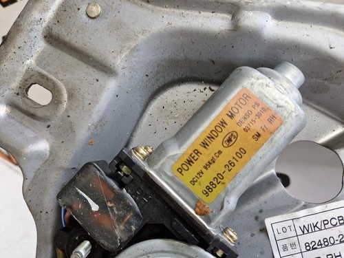 2005 HYUNDAI SANTA FE MK1 RIGHT FRONT WINDOW REGULATOR MOTOR 82480-26020 - Picture 3 of 4
