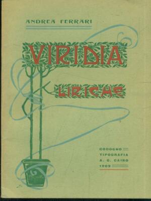 VIRIDIA ALTE BÜCHER / MODERNISIERT ANDREA FERRARI KAIRO 1909