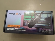 PROAR USB/XLR Podcasting Dynamic Microphone,Professional USB Gaming Microphon...