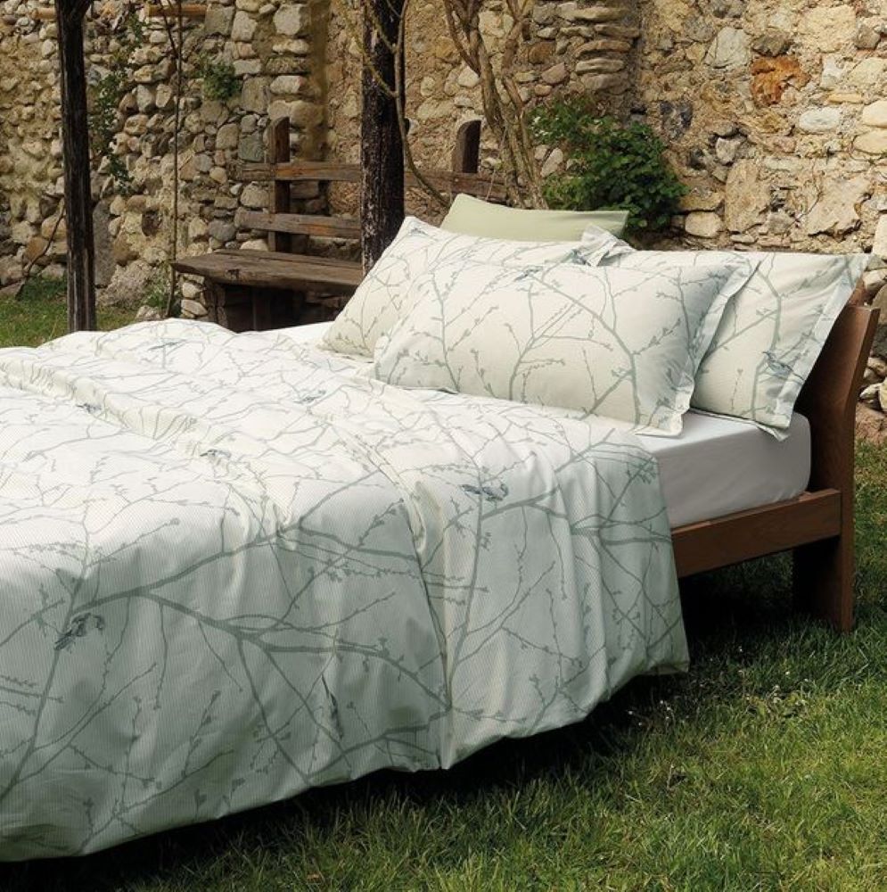 Double Duvet Cover GABEL NATURAE Aurora in Blue Gray-image