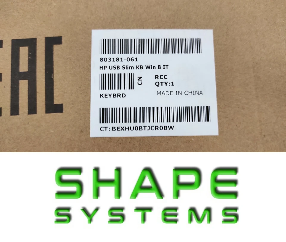 HP Slim Business USB Keyboard Italian 803181-061  Inc VAT - Image 4 of 4