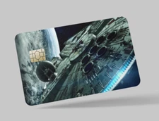 STAR WARS  , 2 pc credit card skin & DEBIT CARD,TROLLEY & GYM