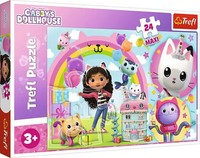 Maxi Puzzle 24 Teile - Gabby's Dollhouse Spiel In Kartonage 14353 2024 Trefl