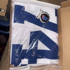 Dallas Cowboys Bob Lilly Auto Pro Style Jersey w/HOF-Beckett W Hologram *Silver