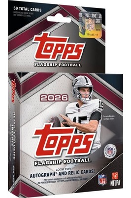 2026 Topps Flagship Football Hanger Box Brand New IN HAND QTY