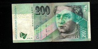 200 KORUN FINE BANKNOTE FROM SLOVAKIA 2002 PICK 23