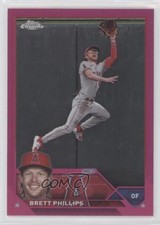 2023 Topps Chrome Update Magenta Refractor 349/399 Brett Phillips #USC84 0zg4