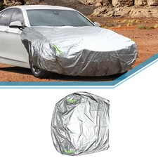 Universal 210D Front Half Car Cover Outdoor Half Cover Pack of 1