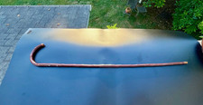 Antique Redwood Rosewood Cherry Cane with Crook Handle, Antique Walking Stick