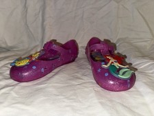 Disney Princess the Little Mermaid Ariel Girls Pink Jelly Shoes Size 11