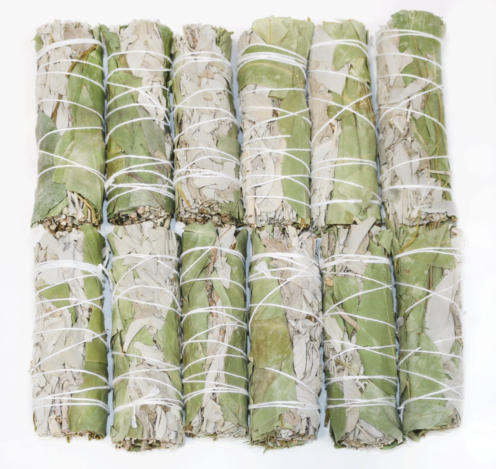 Sage Smudge Sticks 4" Eucalyptus Bulk Wholesale Energy Cleansing