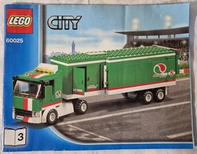 Lego City #60025 Grand Prix Truck 2013 - 100% Complete with Instructions