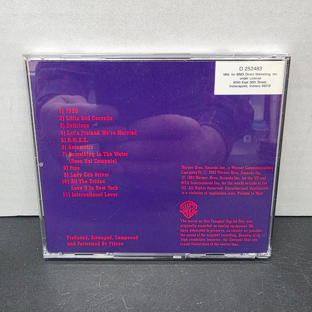 Prince - 1999 CD 1982 Warner Bros. Pop Funk R&B | eBay