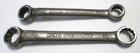 Nickel Molybdenum Box End Wrenches (2) Vintage Made in U.S.A. — photo 1