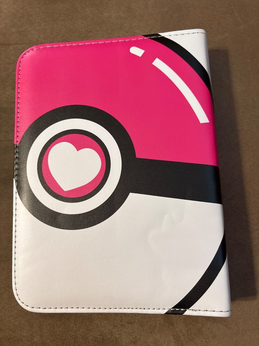 pink pokemon card binder Collector's Series 9 Pocket Zip This special edition 4 pocket per page zip Pokemon card collection, pink pokemon