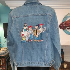 VINTAGE 90s STREETWEAR TOO CUTE GUETTA BROS HIP HOP POPEYE BETTY BOOP JA G2U