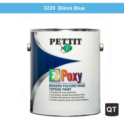 PETTIT PAINT PET-3229Q EZ-Poxy Bikini Blue 1 Quart  High-Performance
