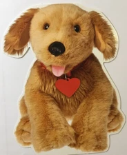 Marcel Schurman- Valentine- KID- Die Cut Stuffed Dog Card
