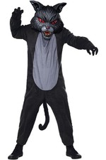Cat Fight Child Costume Jumpsuit With Mask And Tail 3220 052