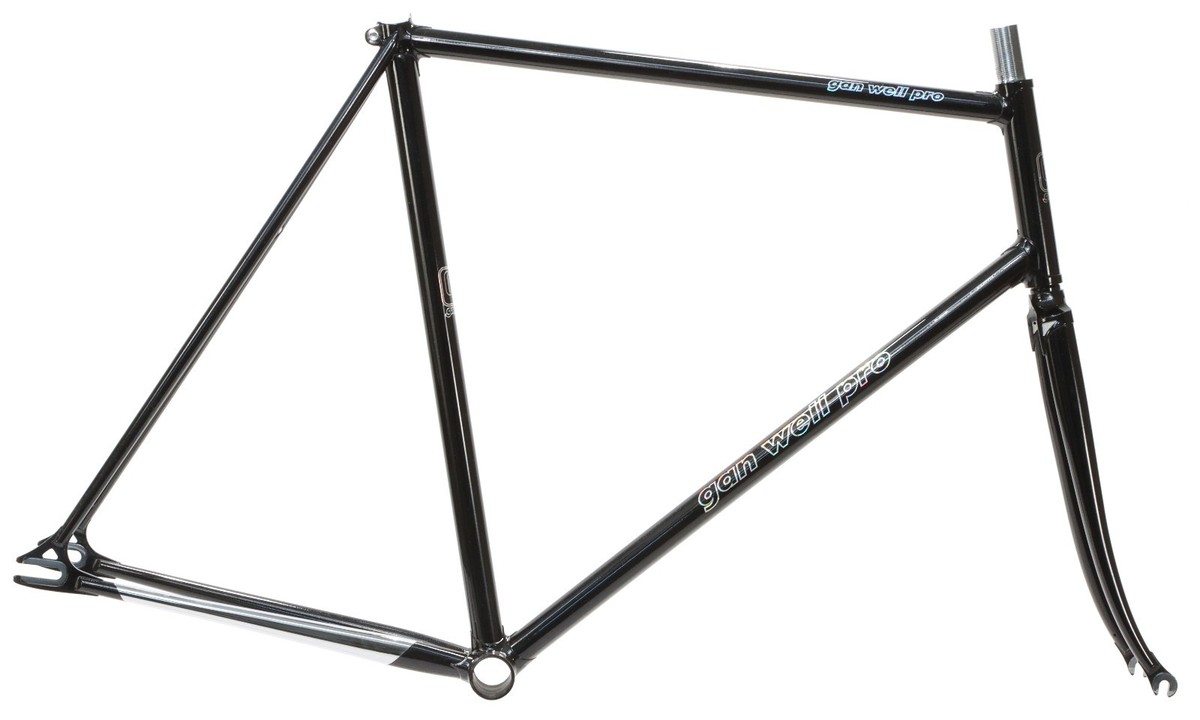 ganwell ピストフレーム　NJS Gan Well Pro Track Fixed Gear Frameset NJS Black 57cm 55cm TT New