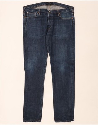 Paul Smith Herren Slim Jeans W36 L32 Blau Baumwolle AI10