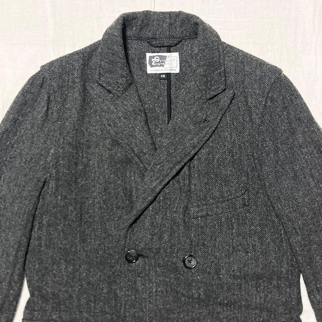 Engineered Garments Herringbone Double Jacket XS … - image 3
