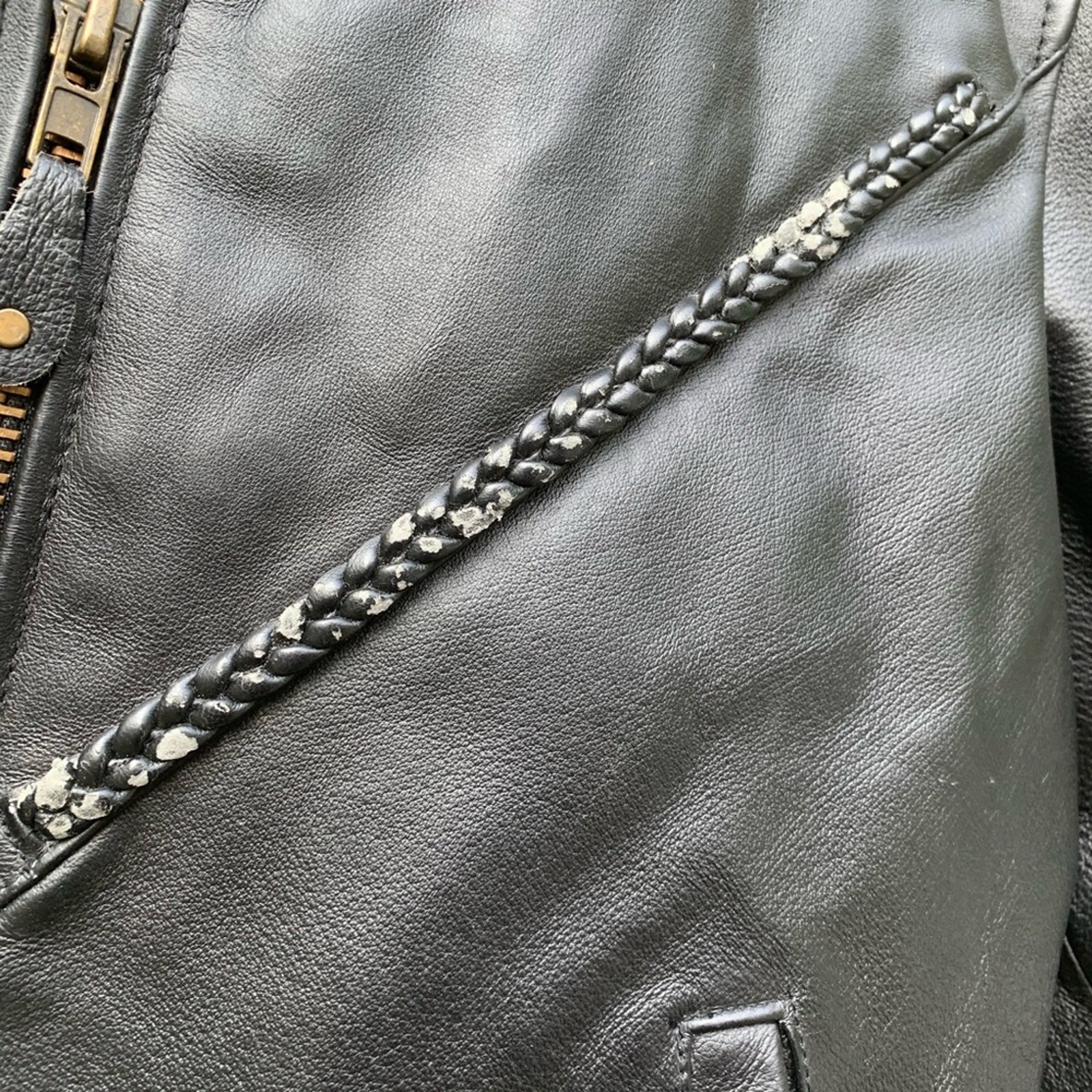 USA Bikers Dream Apparel black motorcycle jacket