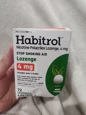 Habitrol Nicotine Lozenges 4 mg, Mint Flavor 72 Count Nicotine Lozenge Exp 09/26