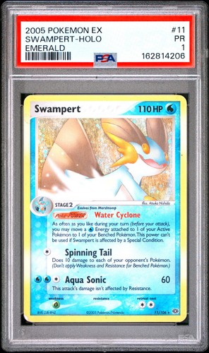 Swampert graded PSA 1 for sale on eBay