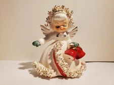 Vintage 1950's Holt Howard Christmas Spaghetti Angel Salt or Pepper Shaker Japan